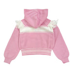 TWINSET maglia tinta unita con stampa zip e cappuccio Rosa per Neonata 242GJ3161XN ROSA TWINSET 