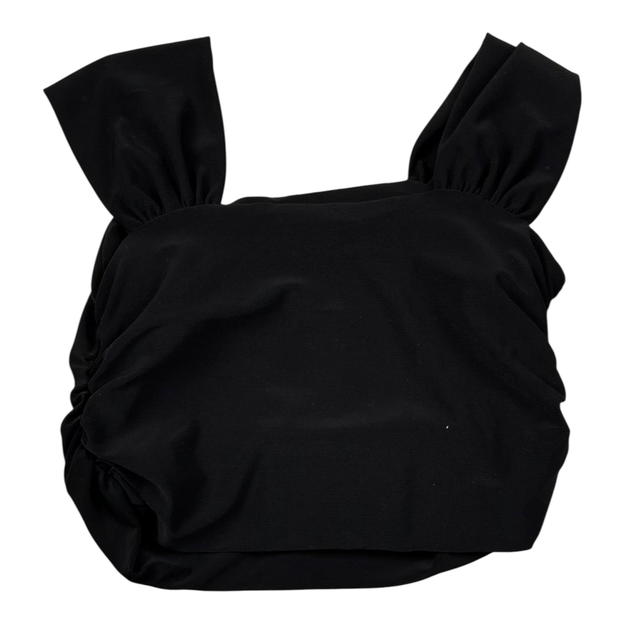 Lu Lu By Miss Grant Top tinta unita A Bretelle Nero per Bambina LL3489 NERO LU LU BY MISS GRANT 