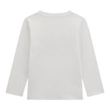 Guess Shirt Girocollo Tinta Unita con Logo per Neonato N5RI17K8HM4X BIANCO GUESS 