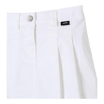 Aspesi Gonna Tinta Unita Modello Tennis per Bambina S25014GNC6058 BIANCO ASPESI 