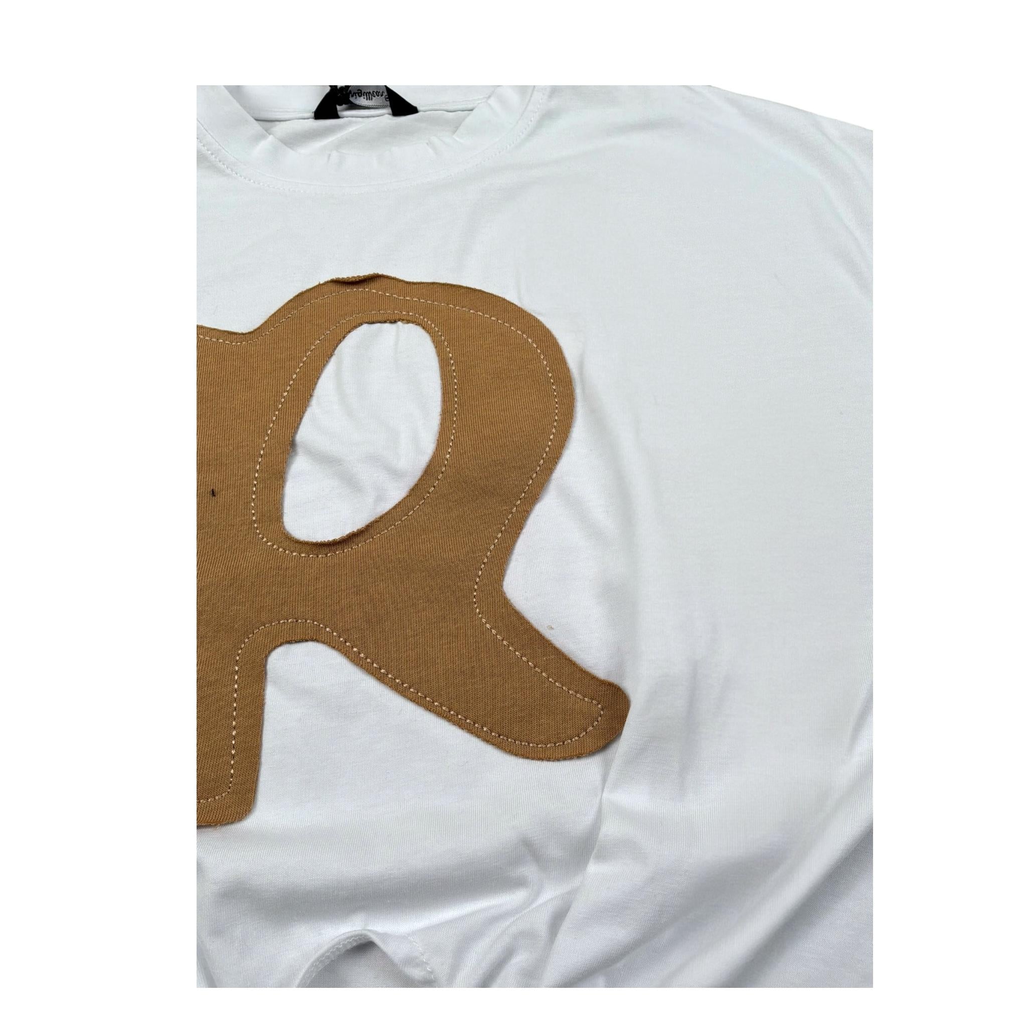 Refrigiwear T-Shirt Girocollo Tinta Unita con Stampa per Bambina 301TRFJS25 BIANCO REFRIGIWEAR 