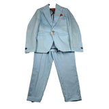 Neill Katter Completo 2 Pezzi Giacca-Pantalone Tinta Unita per Bambino 72219 AZZURRO NEILL KATTER 