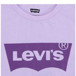 Levi'S T-Shirt Tinta Unita Girocollo con Stampa per Bambina 4E4234 LILLA LEVI'S 