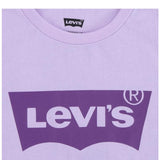 Levi'S T-Shirt Tinta Unita Girocollo con Stampa per Bambina 4E4234 LILLA LEVI'S 