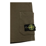 Stone Island Bermuda Tinta Unita con Elastico In Vita per Bambino K1S166S200006 VERDE STONE ISLAND 
