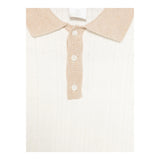 Eleventy Polo Mezza Manica Tinta Unita per Bambino EW9P01 PANNA ELEVENTY 