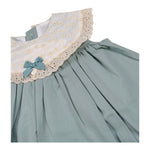 Valentina Bebes Set Abito-Coulotte Tinta Unita per Neonata LOVE13N VERDE VALENTINA BEBES 