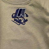 K-WAY shirt girocollo tinta unita con logo Verde per Neonato K8143CW VERDE K-WAY 