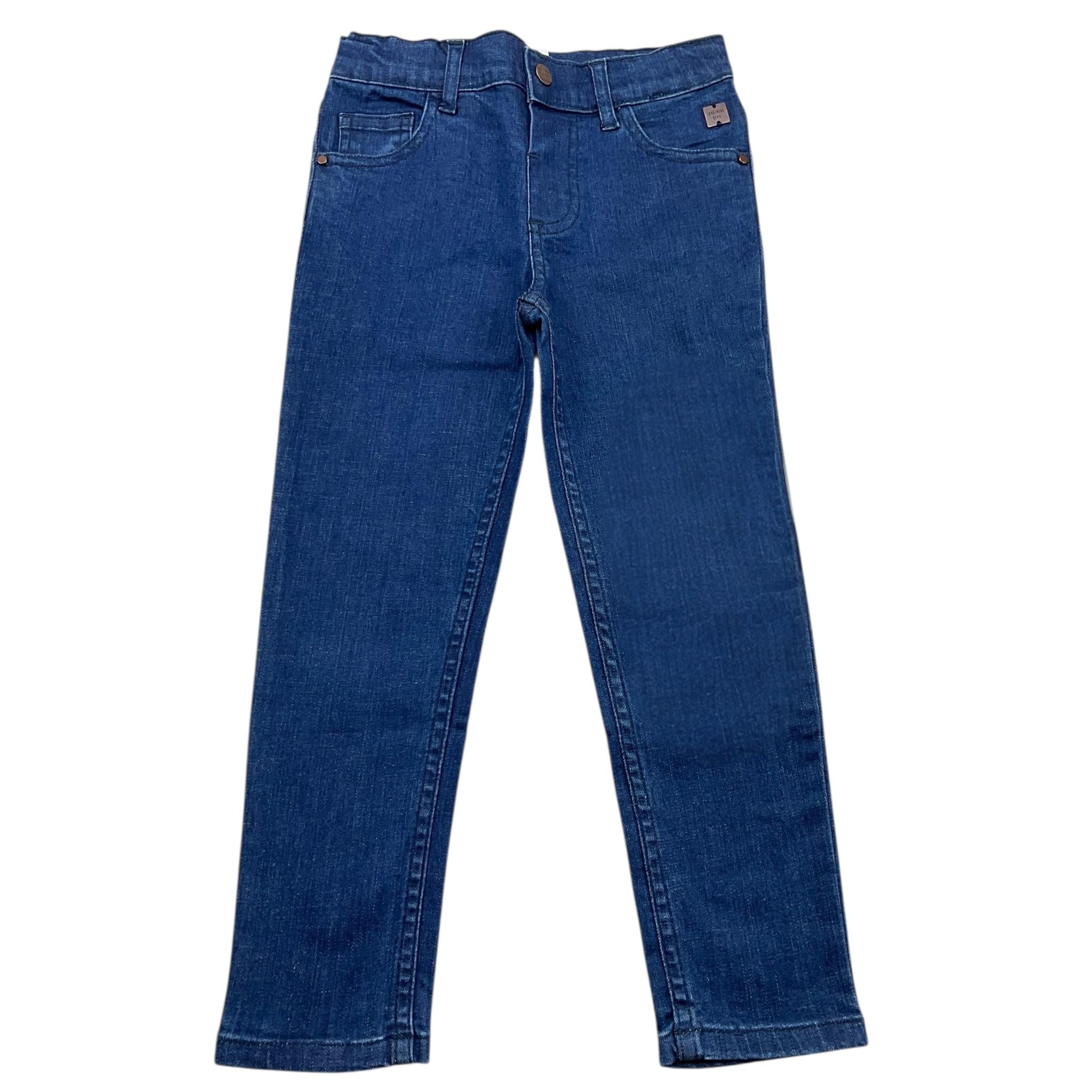 CARRE'MENT BEAU jeans tinta unita con girovita regolabile Blu per Bambino Y04162J BLU CARRE'MENT BEAU 