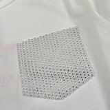 Liu Jo Shirt tinta unita con Brillantini Bianco per Bambina GF4185 BIANCO LIU JO 