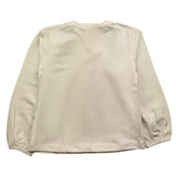 LE BEBE' shirt girocollo tinta unita con stampa orso Panna per Bambina LBG5453 PANNA LE BEBE' 