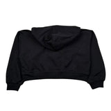 Dixie Felpa con Zip E Cappuccio Tinta Unita per Bambina LK04042G74 NERO DIXIE 