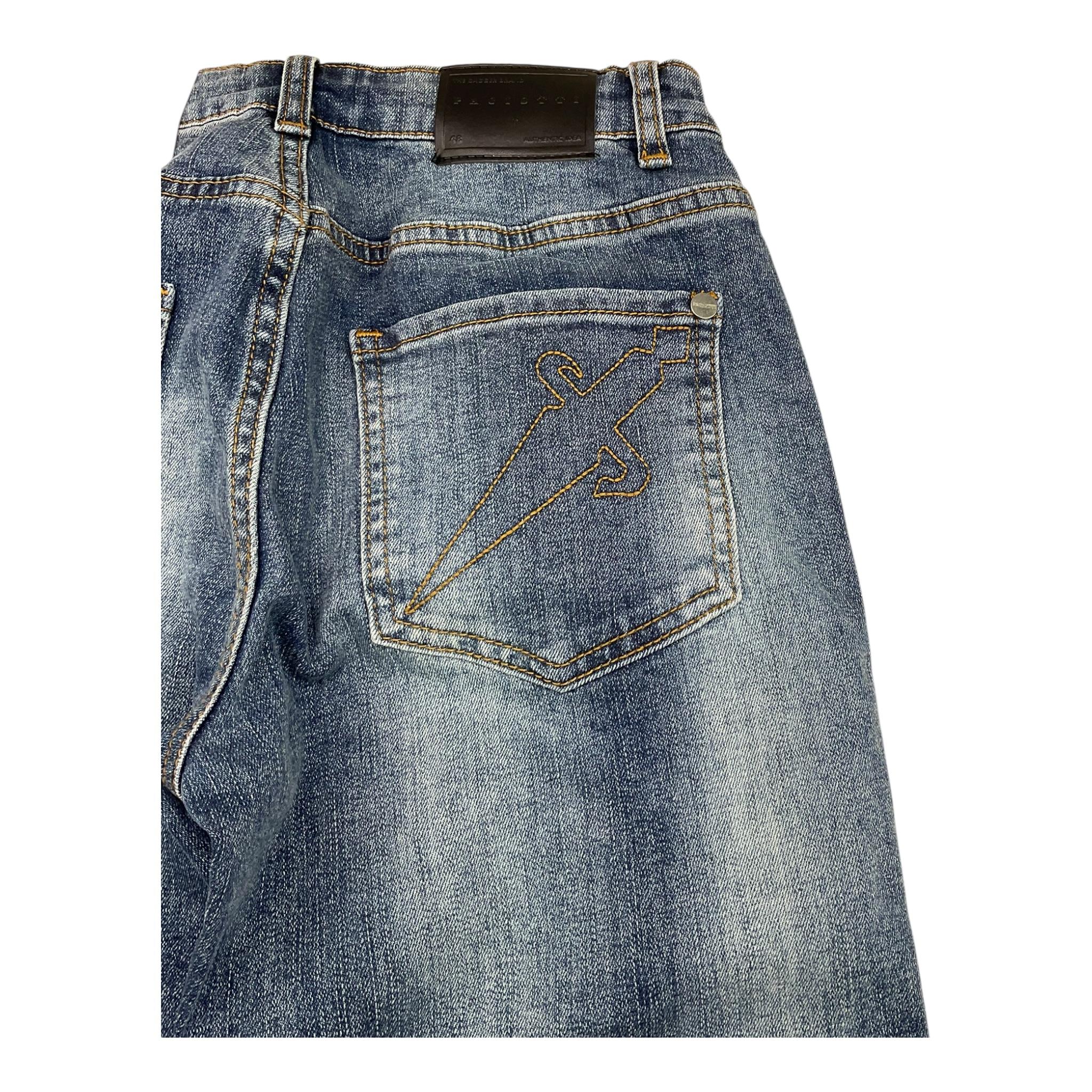 CESARE PACIOTTI jeans tinta unita con girovita regolabile Blu per Bambino PTP5366JX BLU CESARE PACIOTTI 