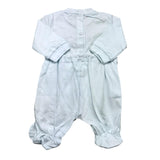 Chicco Tutina Manica Lunga Tinta Unita Azzurro Per Neonato