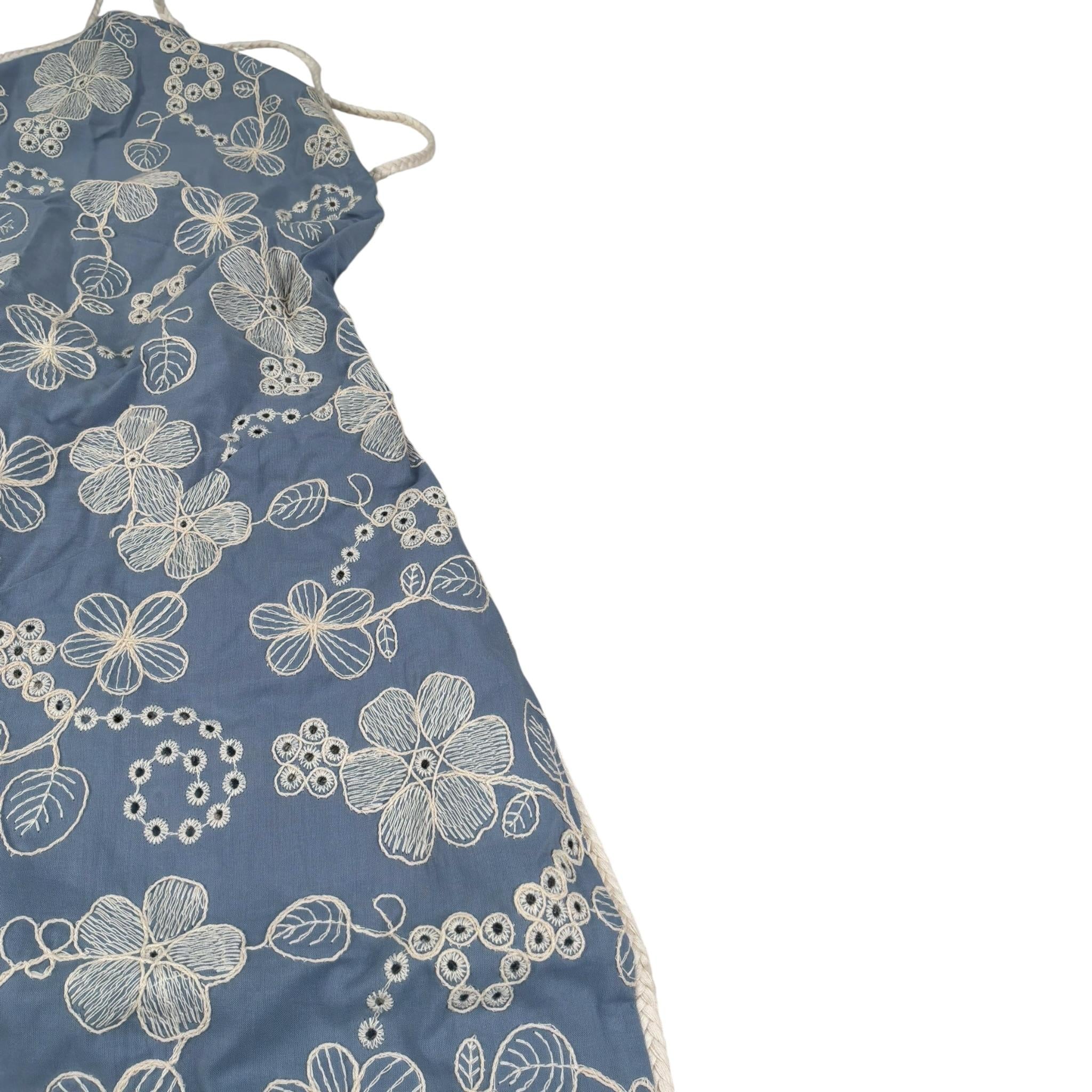 Coco' Et Mama' Tuta Inera Tinta Unita con Ricami per Bambina LYRA AZZURRO COCO' ET MAMA' 