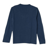 EMPORIO ARMANI shirt girocollo tinta unita con stampa Blu per Bambino 6D4DJ4 BLU EMPORIO ARMANI 