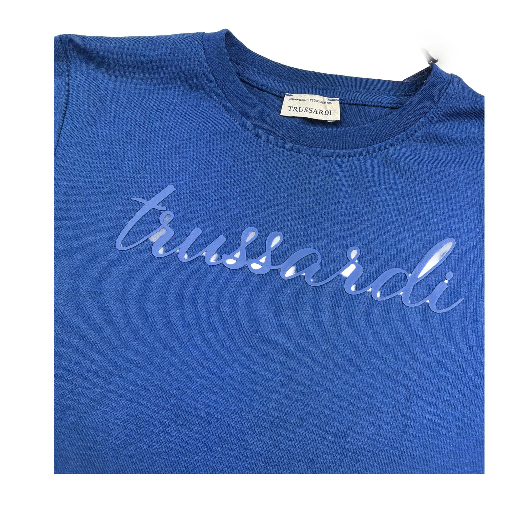 Trussardi Completo 2 Pezzi T-Shirt-Gonna Tinta Unita per Bambina TGP26023CJJ BLU TRUSSARDI 