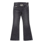 Diesel Jeans Tinta Unita Modello Zampa per Bambina J01723 NERO DIESEL 