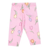 Monnalisa Leggins Tinta Unita con Stampa per Neonata 31A400 ROSA MONNALISA 