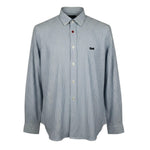 Daniele Alessandrini Camicia tinta unita con Fantasia A Righe Azzurro per Bambino 1235C1198 AZZURRO DANIELE ALESSANDRINI 