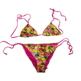 4Giveness Costume 2 Pezzi Triangolo-Slip per Bambina 125GBWBK5252 GIALLO 4GIVENESS 