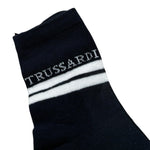 calzini tinta unita con logo JDJEJJE BLU TRUSSARDI 