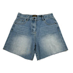 Refrigiwear Short In Denim Tinta Unita con Girovita Regolabile per Bambina 314PRFJS25 AZZURRO REFRIGIWEAR 