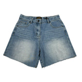 Refrigiwear Short In Denim Tinta Unita con Girovita Regolabile per Bambina 314PRFJS25 AZZURRO REFRIGIWEAR 