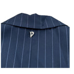 Dondup Gilet Tinta Unita Modello Crop per Bambina DFGL002 BLU DONDUP 