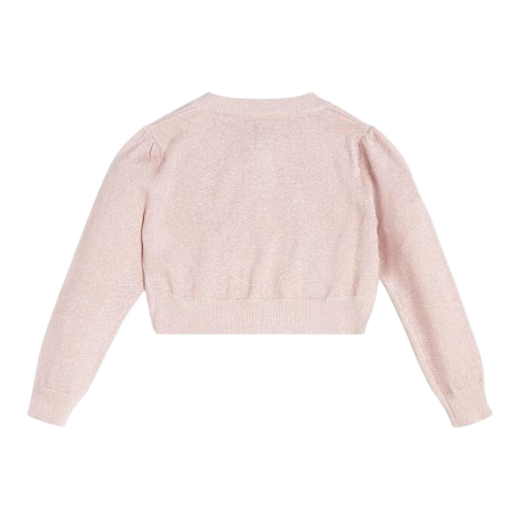 Guess Coprispalle Tinta Unita con Logo per Neonata K2RR02Z2S50 ROSA GUESS 