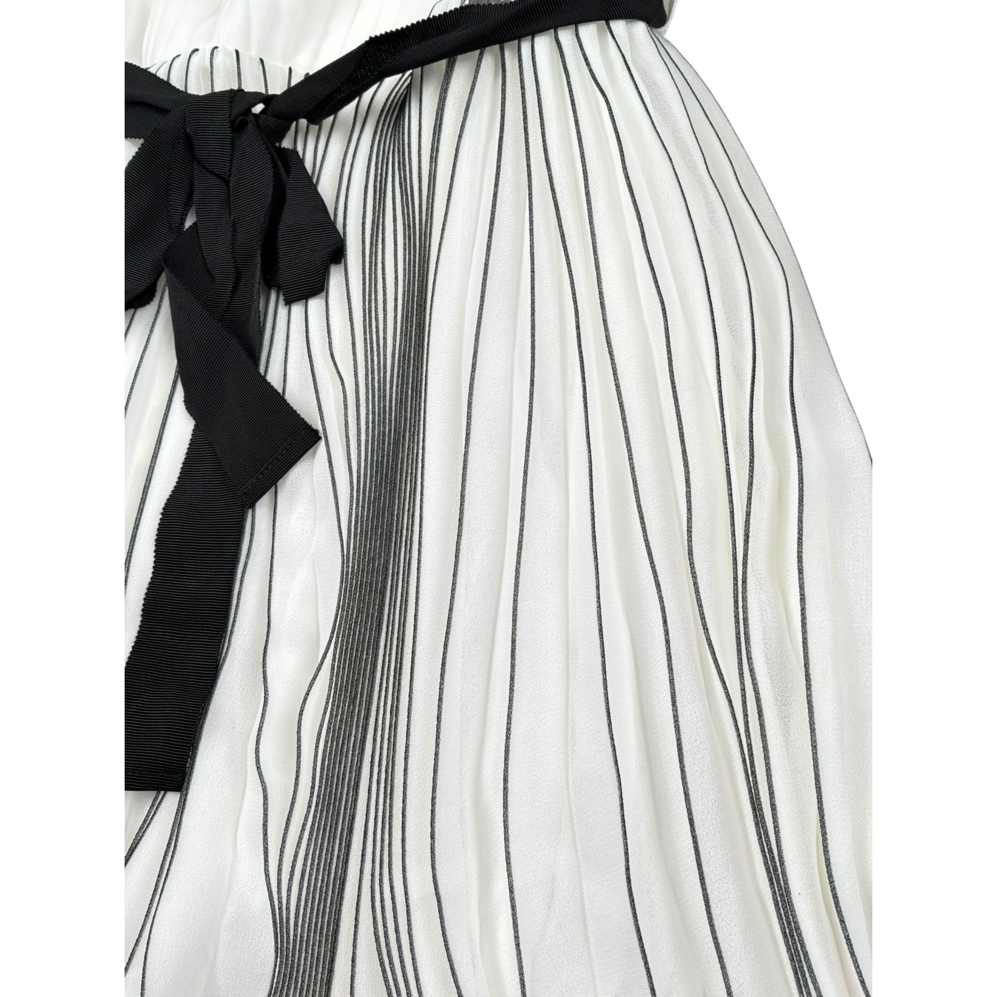 Liu Jo Abito Bicolore con Fantasia A Righe per Bambina Z9153 BIANCO LIU JO 