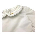 Liu Jo Abito Manica Lunga Tinta Unita con Tulle per Neonata KF1029 BIANCO LIU JO 