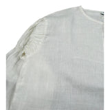 Il Gufo Camicia Manica Lunga Tinta Unita per Bambina P25CL253L6006 PANNA IL GUFO 