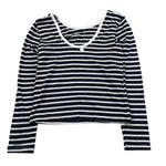 Imperial Shirt Fantasia A Righe per Bambina ML05031G75 BIANCO/BLU IMPERIAL 