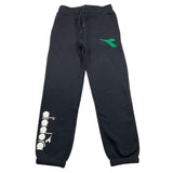 DIADORA pantalone tuta tinta unita cn logo Nero per Bambino F4DIJBFP008 NERO DIADORA 
