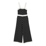 Twinset Tuta Intera Tinta Unita Logata per Bambina 251GJ3QX3 NERO TWINSET 