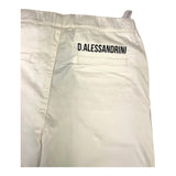 Daniele Alessandrini Pantalone Tinta Unita con Elastico In Vita Bianco per Bambino