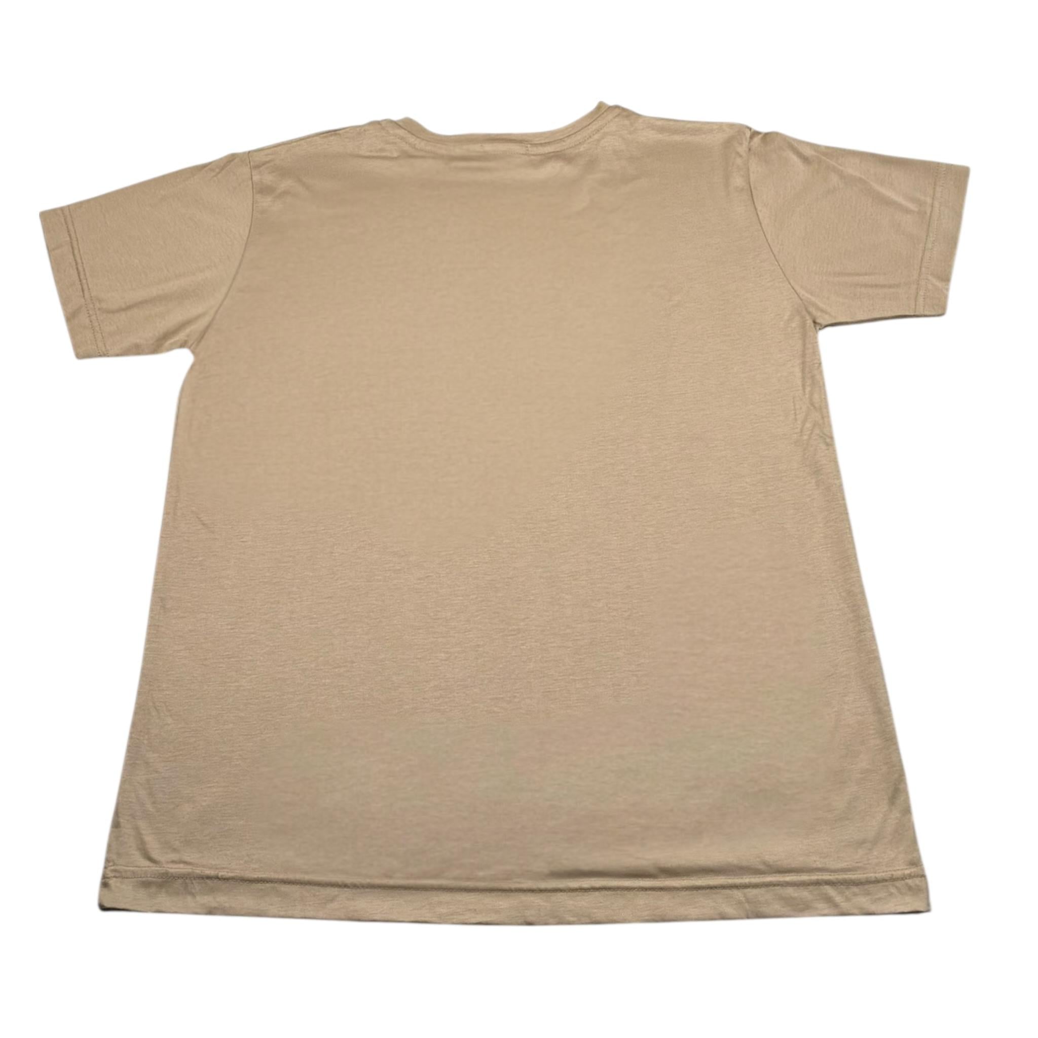 Emanuel Pris T-Shirt Girocollo Tinta Unita  per Bambino ETS3136RX CAMMELLO EMANUEL PRIS 