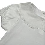 M+E' T-Shirt Tinta Unita con Colletto per Neonata UE1773NXX BIANCO M+E' 