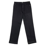 JOHN RICHMOND jeans tinta unita con girovita regolabile Nero per Bambino RBA25242JE NERO JOHN RICHMOND 