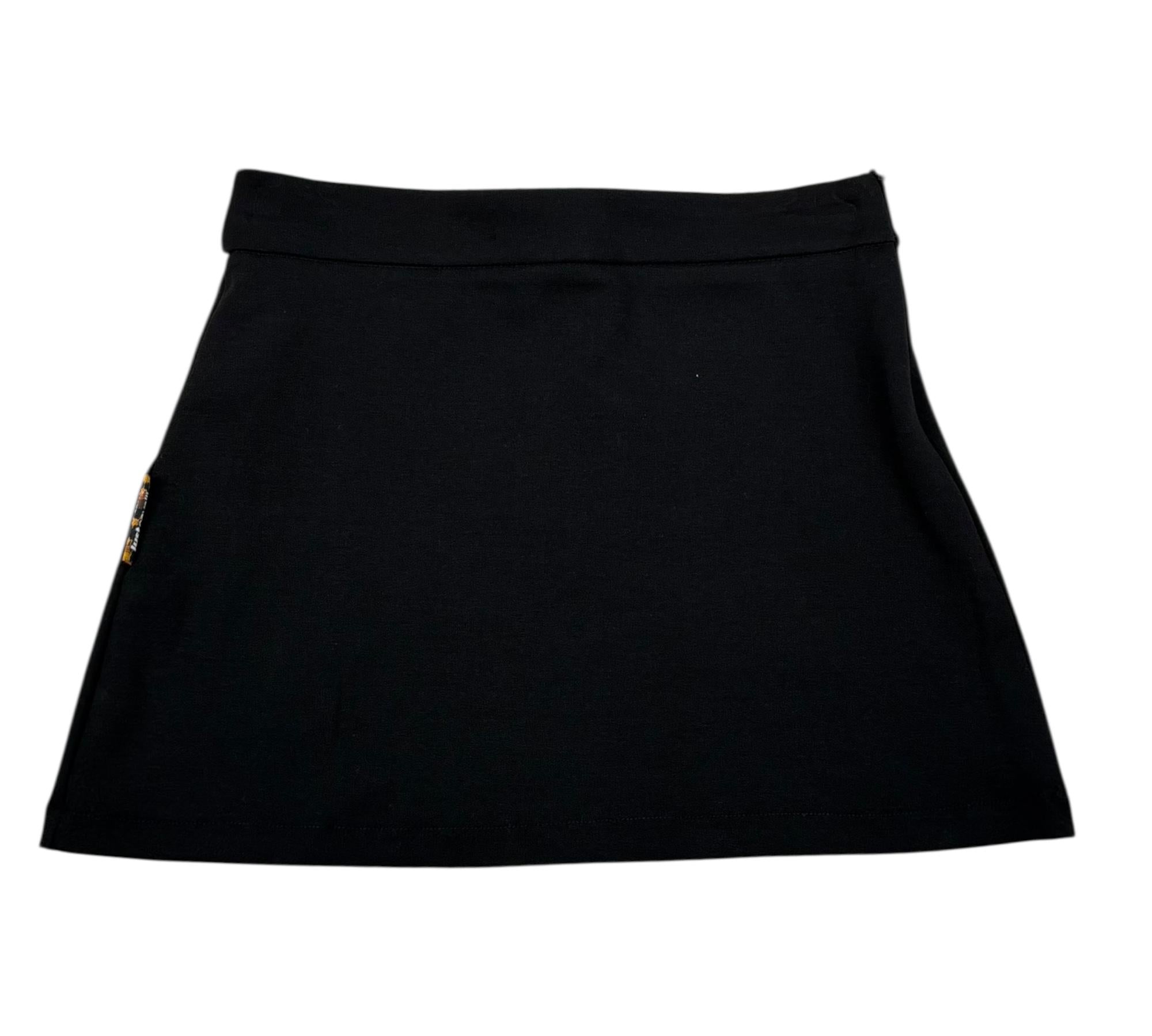 Just Cavalli Gonna Tinta Unita con Logo per Bambina JGP26173GO NERO JUST CAVALLI 