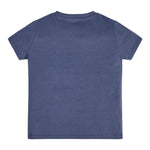Guess T-Shirt Gircollo Tinta Unita con Stampa per Neonato N3GI16K8HM0 BLU GUESS 