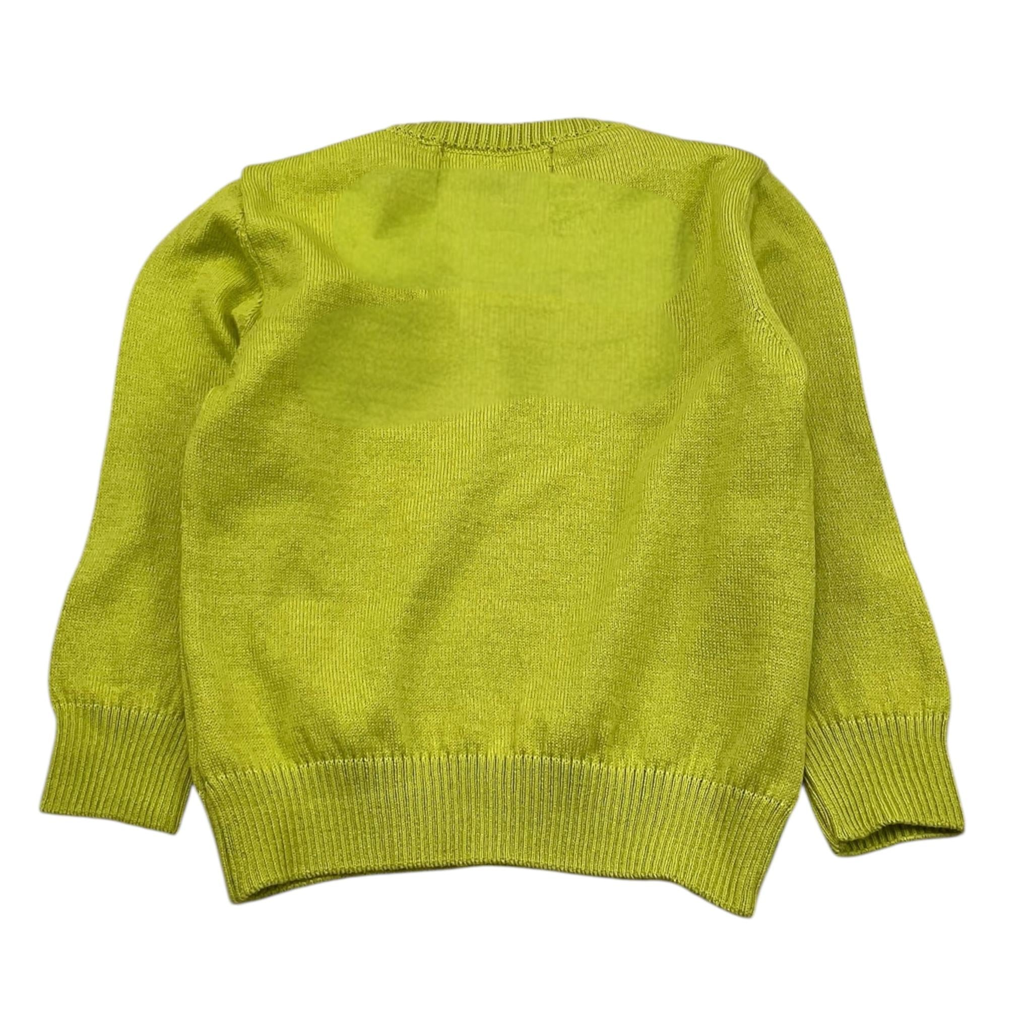 Cesare Paciotti Maglia Girocollo Tinta Unita con Stampa per Neonato MGP5154B VERDE CESARE PACIOTTI 