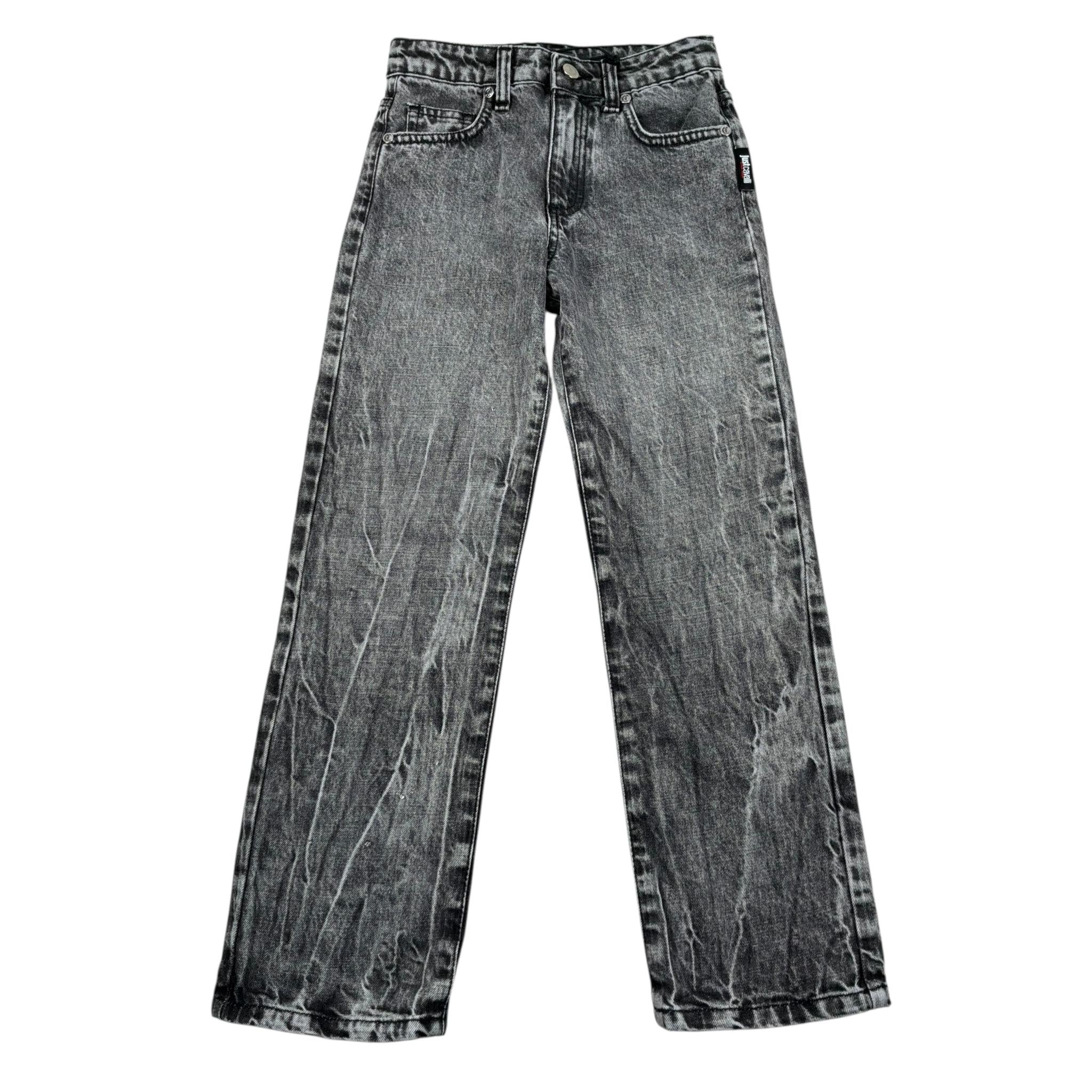 Just Cavalli Jeans Tinta Unita con Girovita Regolabile per Bambino JBP26043JE NERO JUST CAVALLI 