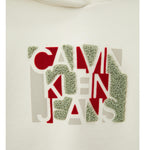 Calvin Klein Felpa Tinta Unita con Cappuccio E Stampa per Bambino IB0IB02460 BIANCO CALVIN KLEIN 