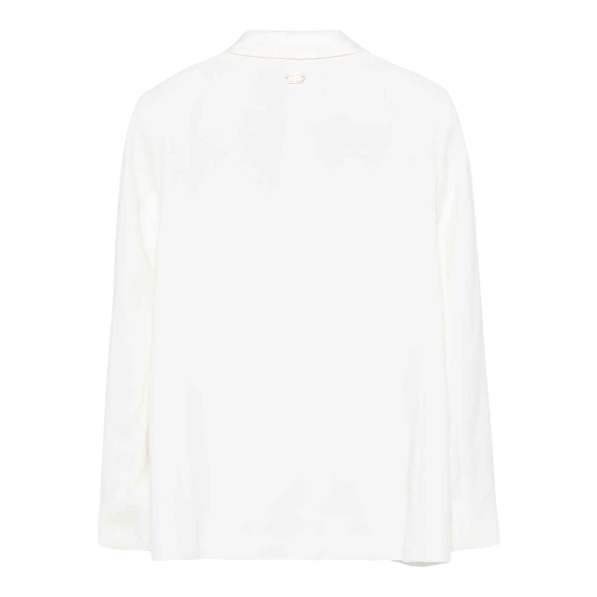 Twinset Giacca Tinta Unita con Bottoni per Bambina 251GJ2QNA BIANCO TWINSET 