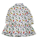 MOSCHINO abito camicia tinta unita con stampa Bianco per Neonata MDV0CQ BIANCO MOSCHINO 