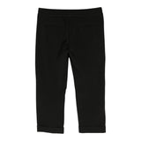 Msgm Pantalone Tinta Unita Con Elastico In Vita Nero Per Bambino