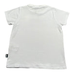 Daniele Alessandrini T-Shirt Girocollo Tinta Unita con Logo per Bambino 1296M00007J BIANCO DANIELE ALESSANDRINI 