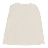 Liu Jo Shirt Girocollo Tinta Unita con Stampa Brillantinata per Bambina GF4093J BIANCO LIU JO 